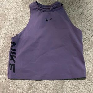 Purple Nike Crop Top